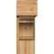 Ekena Millwork Olympic Block Rough Sawn Bracket w/ Offset Brace, Western Red Cedar, 8"W x 22"D x 22"H BKT0806X22X22OLY05RWR - alternate 4